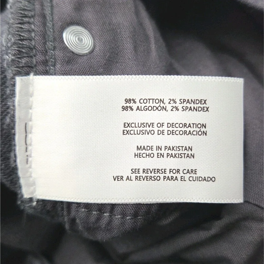 Banana Republic Pants Gray Men Sz 38 x 34 Straight Leg Stretch 5-Pocket Casual